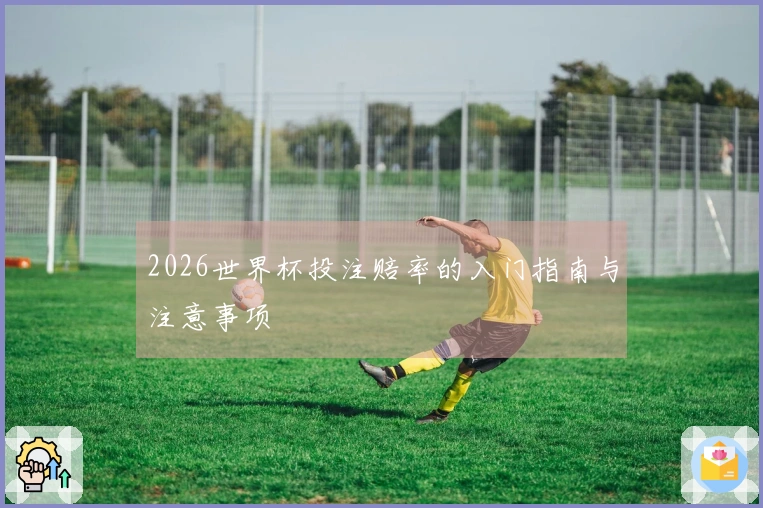 2026世界杯投注赔率的入门指南与注意事项